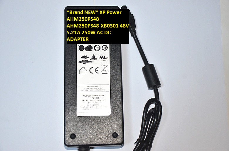 *Brand NEW* XP Power 250W AHM250PS48 AC DC ADAPTER 48V 5.21A AHM250PS48-XB0301